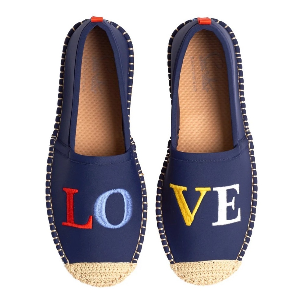 SEA STAR LULUDK DARK NAVY LOVE BEACHCOMBER ESPADRILLES SIZE 7
